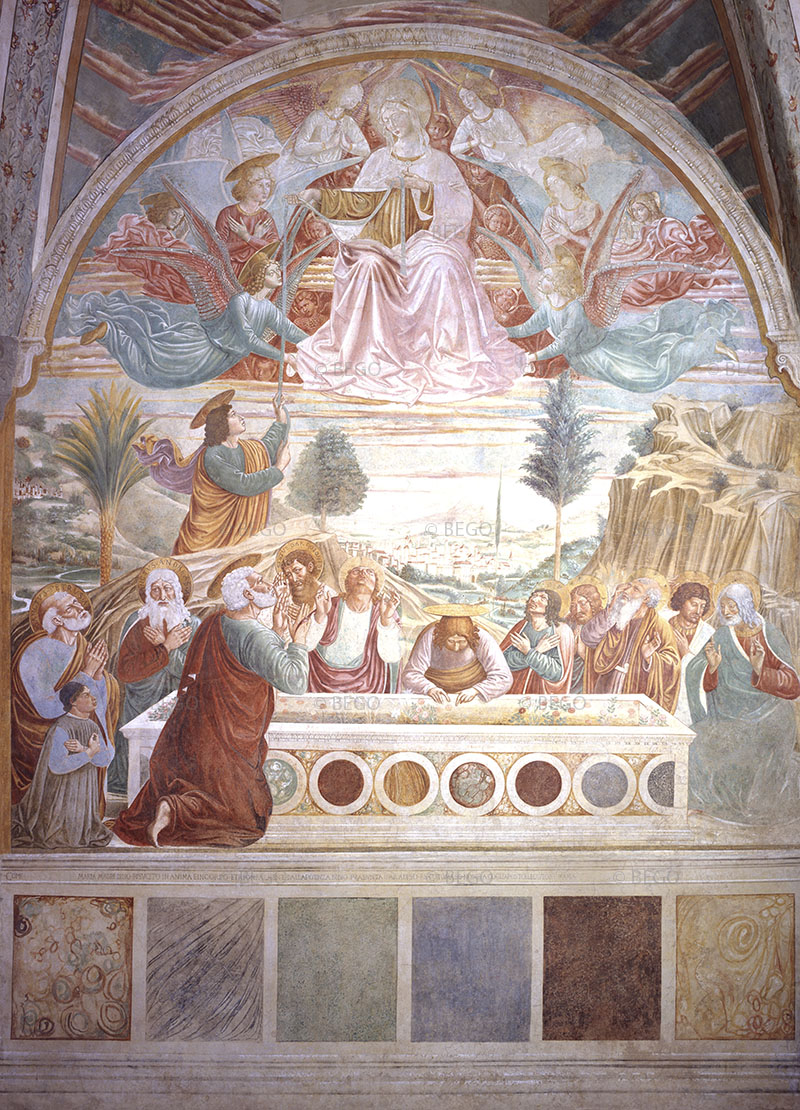Assunzione della Vergine al cielo, tabernacolo della Madonna della Tosse, Museo Benozzo Gozzoli