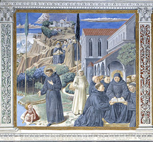 Alcune leggende riguardanti Agostino, chiesa di Sant'Agostino, San Gimignano.