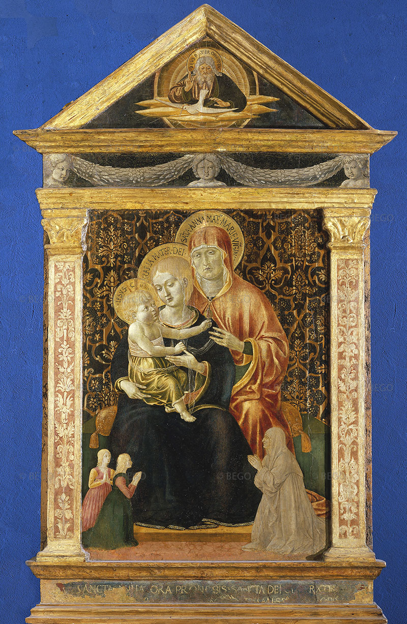 Madonna col bambino e S. Anna e le donatrici, Museo Nazionale di San Matteo, Pisa