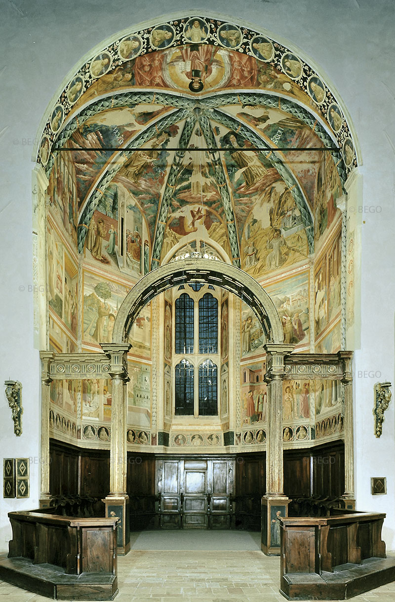 Cappella del Coro, chiesa di San Francesco, Montefalco
