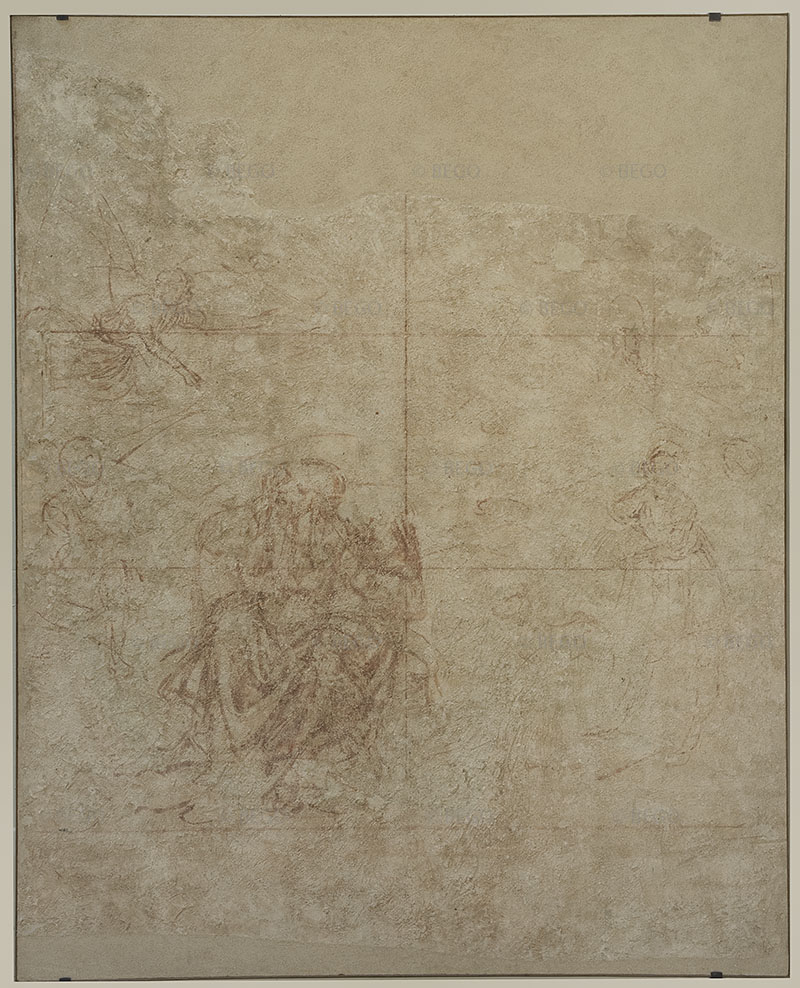 Il Sogno di Gioacchino (sinopia), tabernacolo della Visitazione, Museo Benozzo Gozzoli, Castelfiorentino