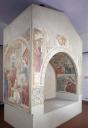Il tabernacolo della Visitazione nei locali della Biblioteca di Castelfiorentino