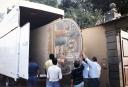 Il trasferimento degli affreschi del tabernacolo della Visitazione 2 - Dai magazzini della Soprintendenza di Firenze a Castelfiorentino (anni Ottanta)