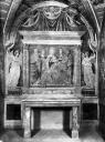 Foto storica dell&#039;interno del tabernacolo della Madonna della Tosse