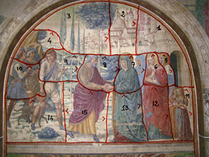 Assunzione della Vergine al cielo, tabernacolo della Madonna della Tosse, Museo Benozzo Gozzoli