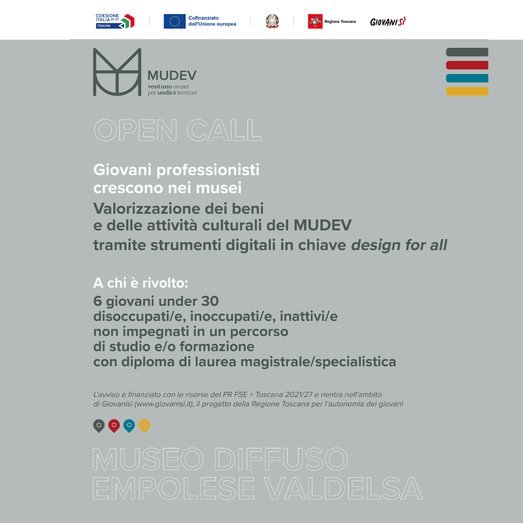 AVVISO DI SELEZIONE - GIOVANI CRESCONO NEI MUSEI