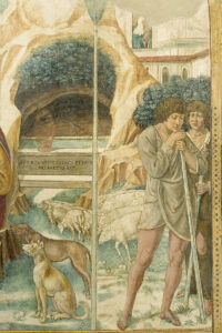 tabernacolo della visitazione, dettaglio