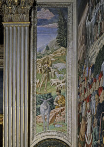 Cappella dei Magi, parete con pastori