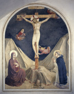 Crocifissione con la Vergine, san Domenico e angeli