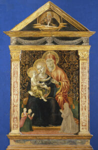 Madonna col bambino e S. Anna e le donatrici