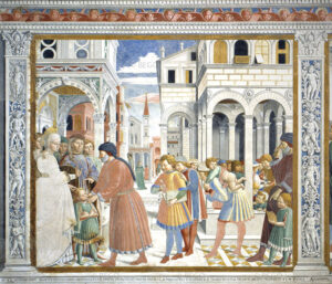 Presentazione di Agostino alla scuola di Tagaste