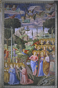 Cappella dei Magi, Angeli in adorazione