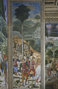 Cappella dei Magi, parete con armati