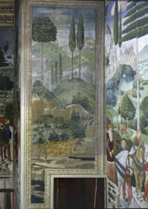 Cappella dei Magi, parete di ingresso