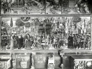 Costruzione della torre di Babele (foto Alinari 1890 ca.)