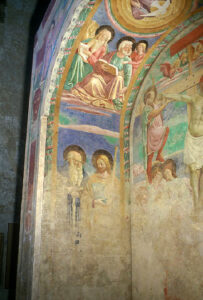 Tabernacolo dei Giustiziati, arcata con l'Annunciazione
