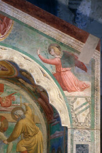 Tabernacolo dei Giustiziati, sottarco con gli Evangelisti Matteo e Marco
